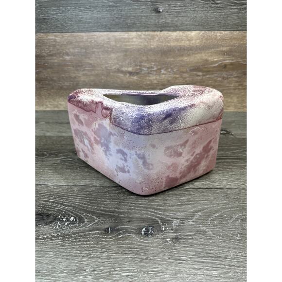 Foss Creek Pottery Raku Ancient Sands Collection Bowl Sunset Colors